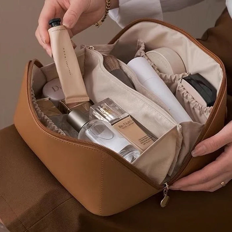 PU Portable Travel Cosmetics Storage Bag