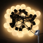 Waterproof Outdoor String Lights - Solar Garden Lighting for Balcony & Terrace