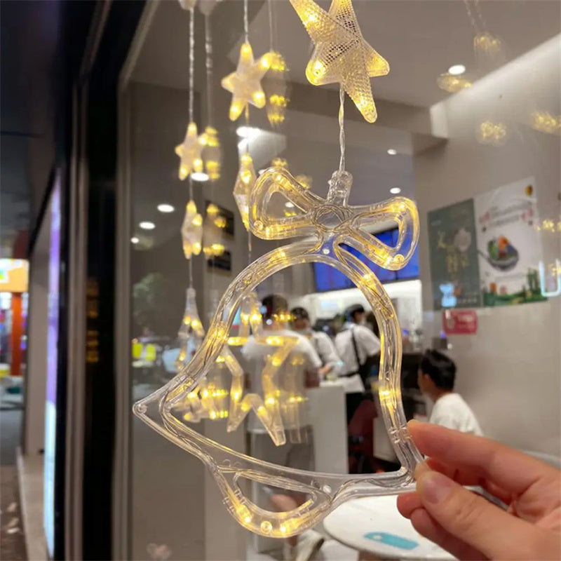 Christmas Window Lighting with Suction Cup