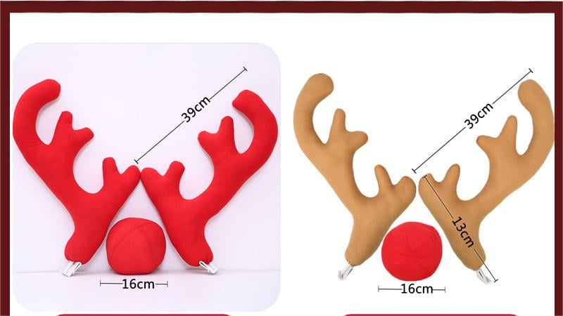 Funny Christmas Car Antlers Decoration