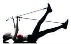 8-in-1 Portable Pilates Bar Kit with Resistance Band, Foot Loop, Ideal for Home Total Body Workout, Gym, Weightlifting