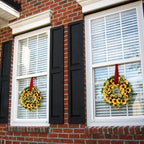 16'' Gold Artificial Sunflower Wreath