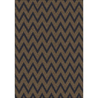 Stylish swirl stripe pattern rug brown and black Nordic rug polyester washable non-slip backing rug for the living room