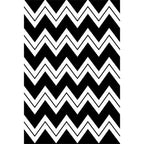 Black and white novelty rug polyester chevron pattern rug washable non-slip backing rug for living room