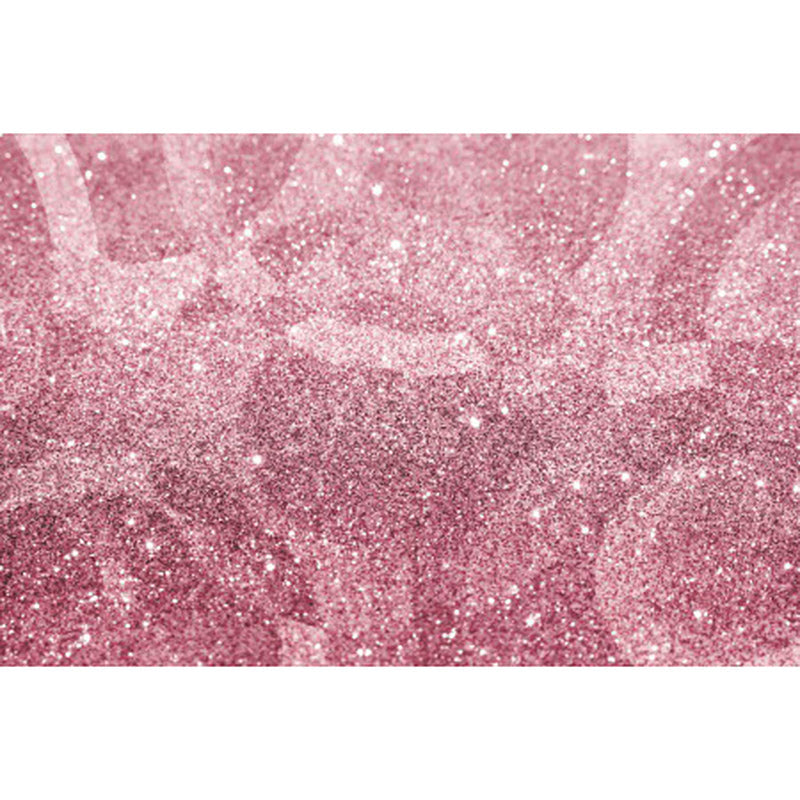 Pink Bedroom Carpet Modern Sparkling Pattern Carpet Polyester Pet-Friendly Stain-Resistant Carpet