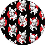 Black Children's Room Carpet Children Animals Dog Pattern Rug Polyester Non-Slip Backing Rug