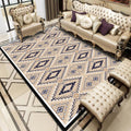 American geometric print rug yellow polyester rug machine washable non-slip rug for the living room
