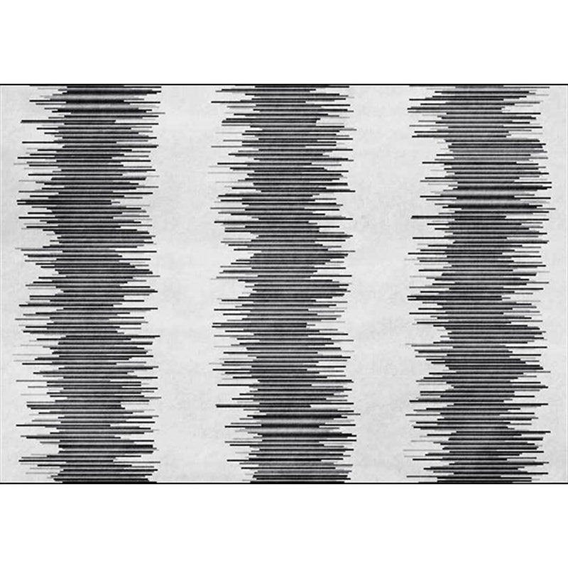 Funky Striped Pattern Rug Gray and Black Contemporary Rug Polyester Washable Non-Slip Back Rug for the Living Room