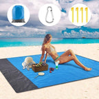 Portable Anti-sand Beach Blanket - for Park, Beach and Picnic