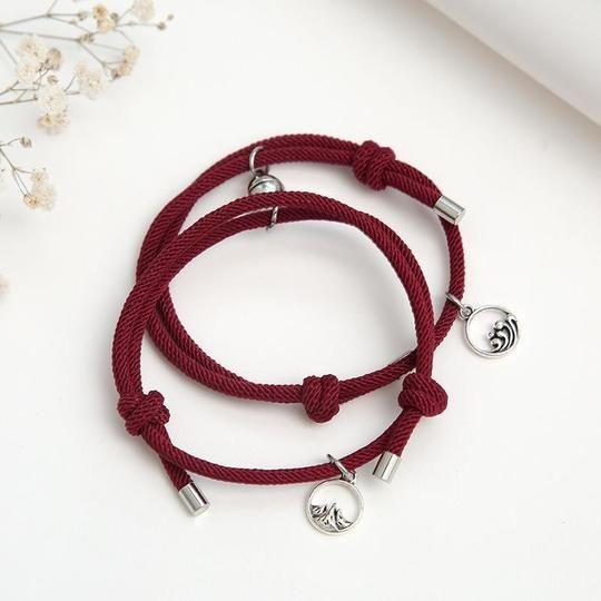 Couples braided bracelets