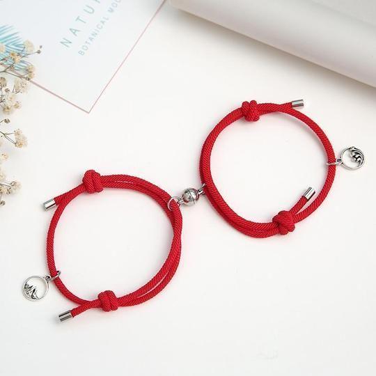 Couples braided bracelets