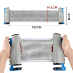 RETRACTABLE TABLE TENNIS NET