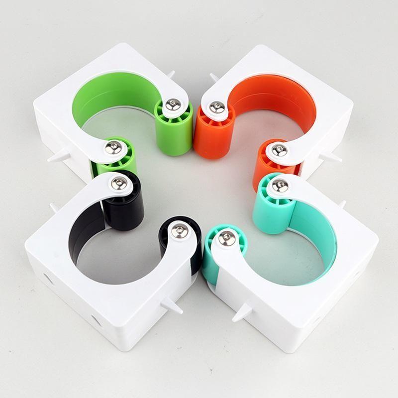 Bicycle Rack Tire Holder with Space-Saving ABS Design