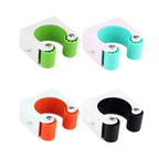Bicycle Rack Tire Holder with Space-Saving ABS Design