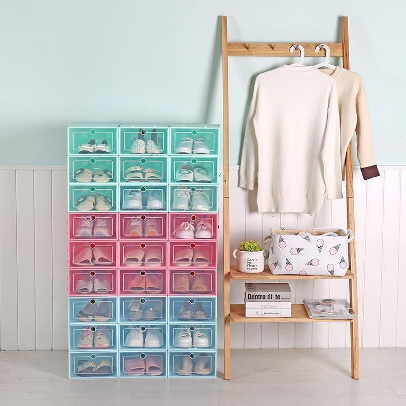 Shoe box with drawers