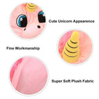 Unicorn Hooded Animal Travel Neck Pillow