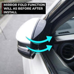 Car Side Mirrors Rain & Snow Eyebrow