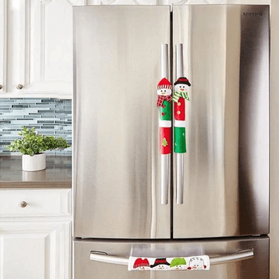 Christmas Fridge Handle Cover Door Handle Decorations