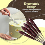 5Pcs Stainless Steel Baking Pastry Spatulas
