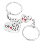 “I LOVE YOU” Necklace / Key Chain (1 Pair)