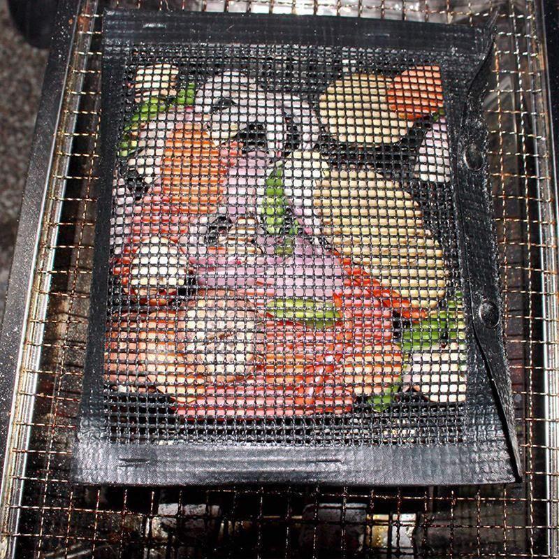Reusable Mesh Non-stick Mesh BBQ Bags