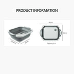 Multifunctional Cutting Board Foldable Sink Drain Basket