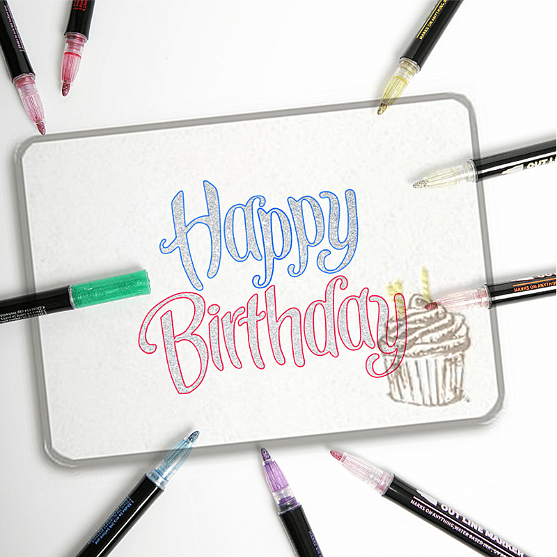 Colorful Highlight Marker Pen