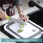 Multifunctional Cutting Board Foldable Sink Drain Basket