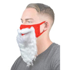 Santa Beard Face Mask Costume(2 pcs In One Set)