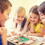 4-Player Shut The Box Wooden Table Dice Game