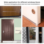 Silicone Door and Window Sealing Strip, 5 m, Three Widths