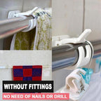 Nailless Adjustable Pole Bracket Mounts