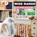 Nailless Adjustable Pole Bracket Mounts