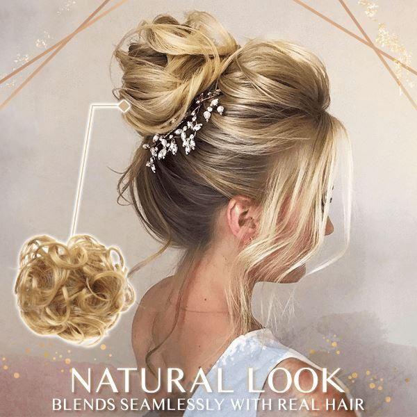 Fluffy Effect Fashionable Hair Bun