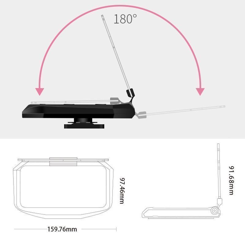 Wireless Head-Up Display for Navigation and Car Stats with Auto-Adjusting Sensor