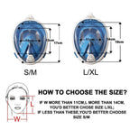 180° Seaview Full Face Snorkel Mask