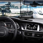 Wireless Head-Up Display for Navigation and Car Stats with Auto-Adjusting Sensor