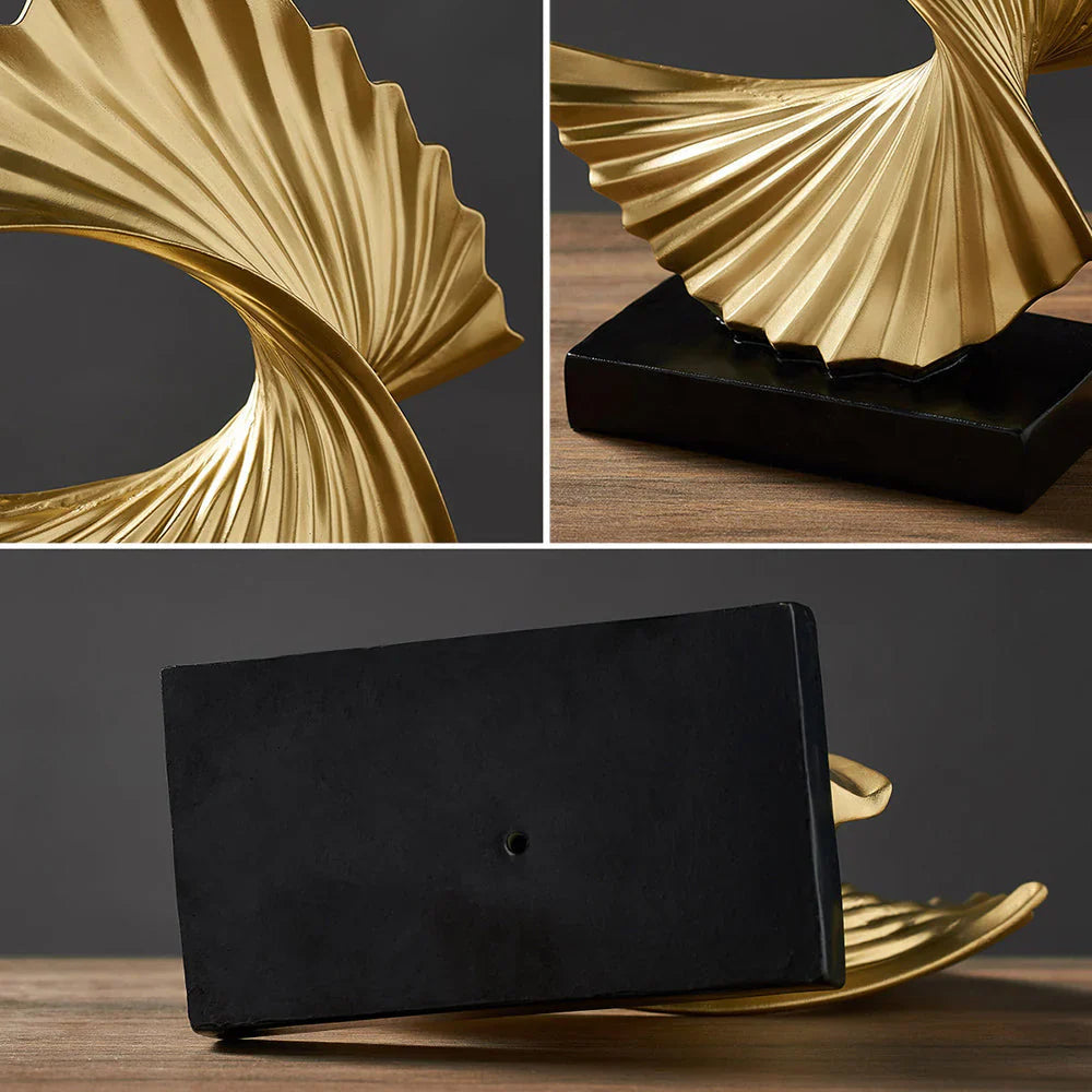 Stylish Half-Moon Sculpture – Elegant Moon Decor for Home & Office