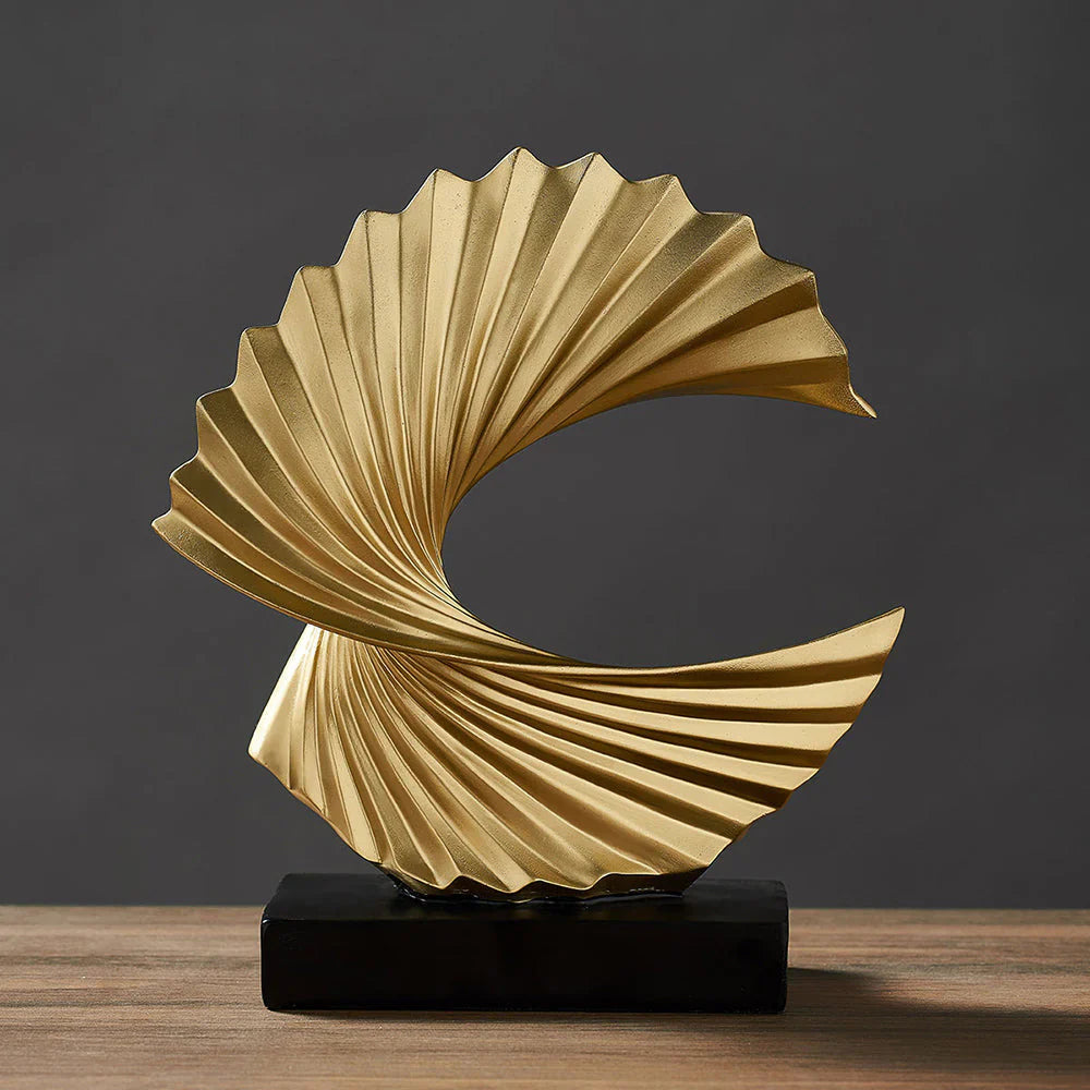 Stylish Half-Moon Sculpture – Elegant Moon Decor for Home & Office