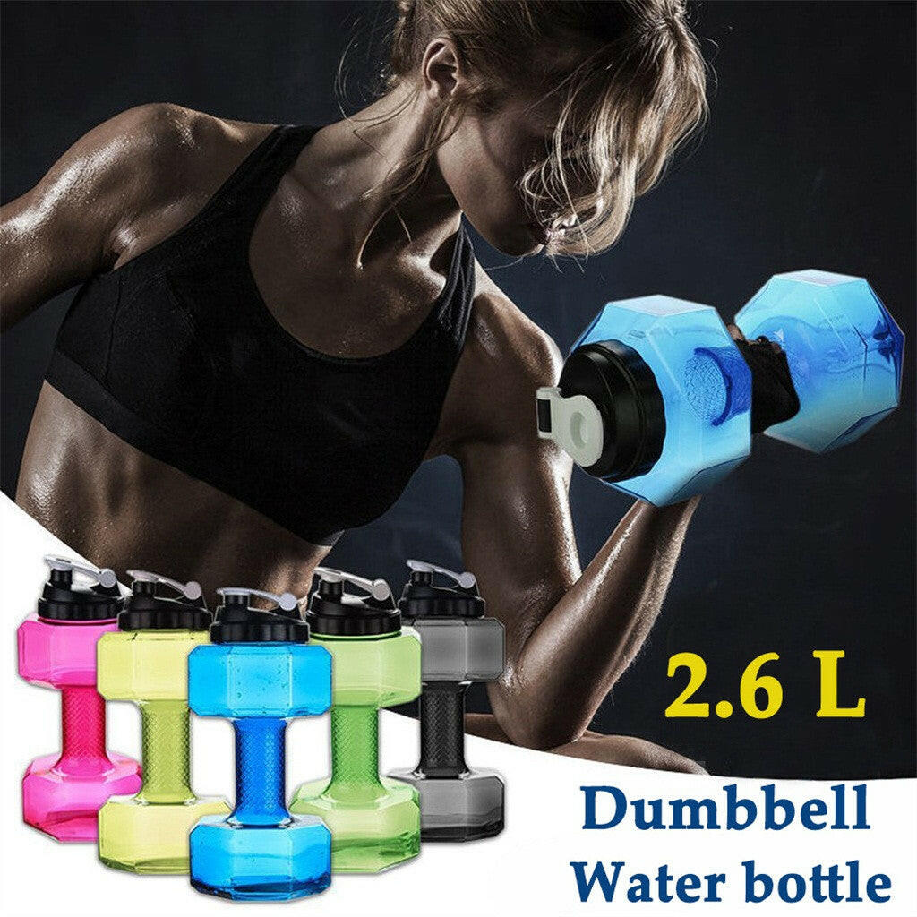Dumbbell Water Bottle for Fitness and Hydration - HydraBell