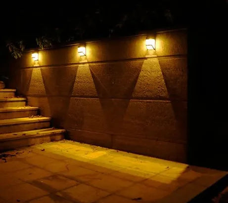 Solar Wall Light with LED – Modern Outdoor Lighting for Garden & Terrace, Wall Lamps
