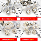 Metal craft replacement button pins, removable shirt buttons