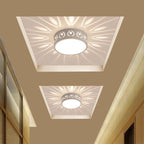 Stylish Modern LED Ceiling Light for Entrance, Hallway, and Balcony