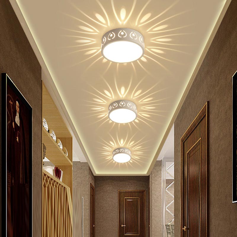 Stylish Modern LED Ceiling Light for Entrance, Hallway, and Balcony