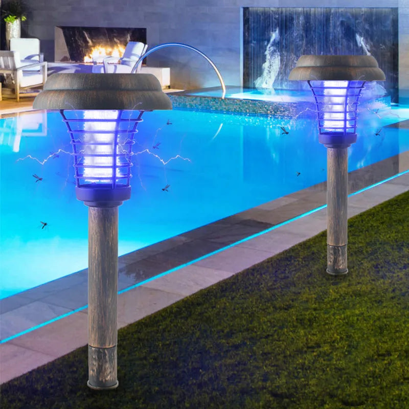 Solar Garden Light with Insect Repellent - LED Outdoor Lamp for Terrace & Garden