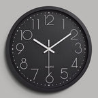 Simple Design 3D Silent Classroom Wall Clock 30 cm