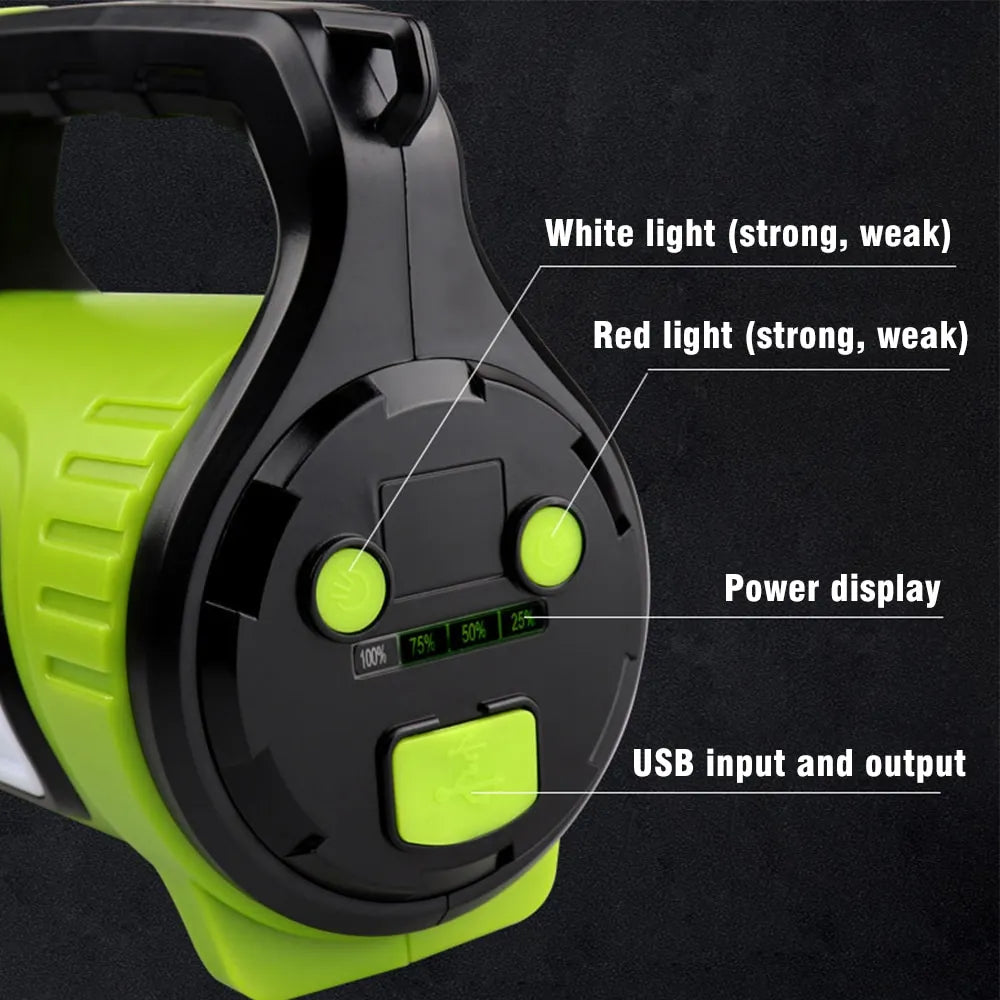 LED Double-Sided Flashlight – Waterproof Work Light for Outdoor and Emergency