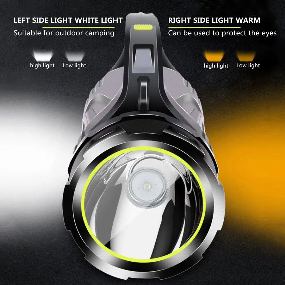 LED Double-Sided Flashlight – Waterproof Work Light for Outdoor and Emergency