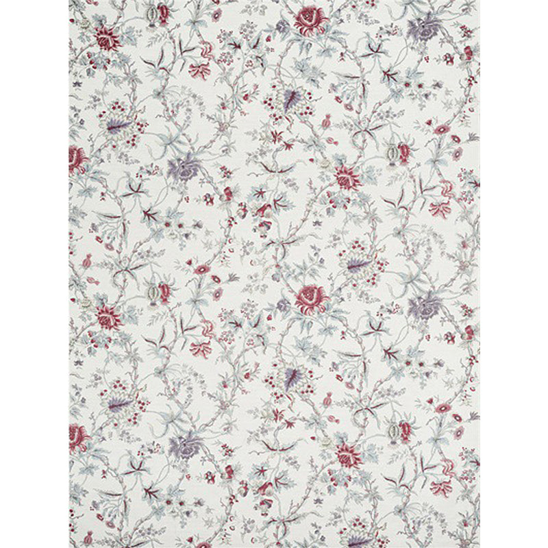 Traditional floral pattern carpet white classic carpet polyester washable non-slip backing carpet for living room
