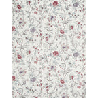 Traditional floral pattern carpet white classic carpet polyester washable non-slip backing carpet for living room